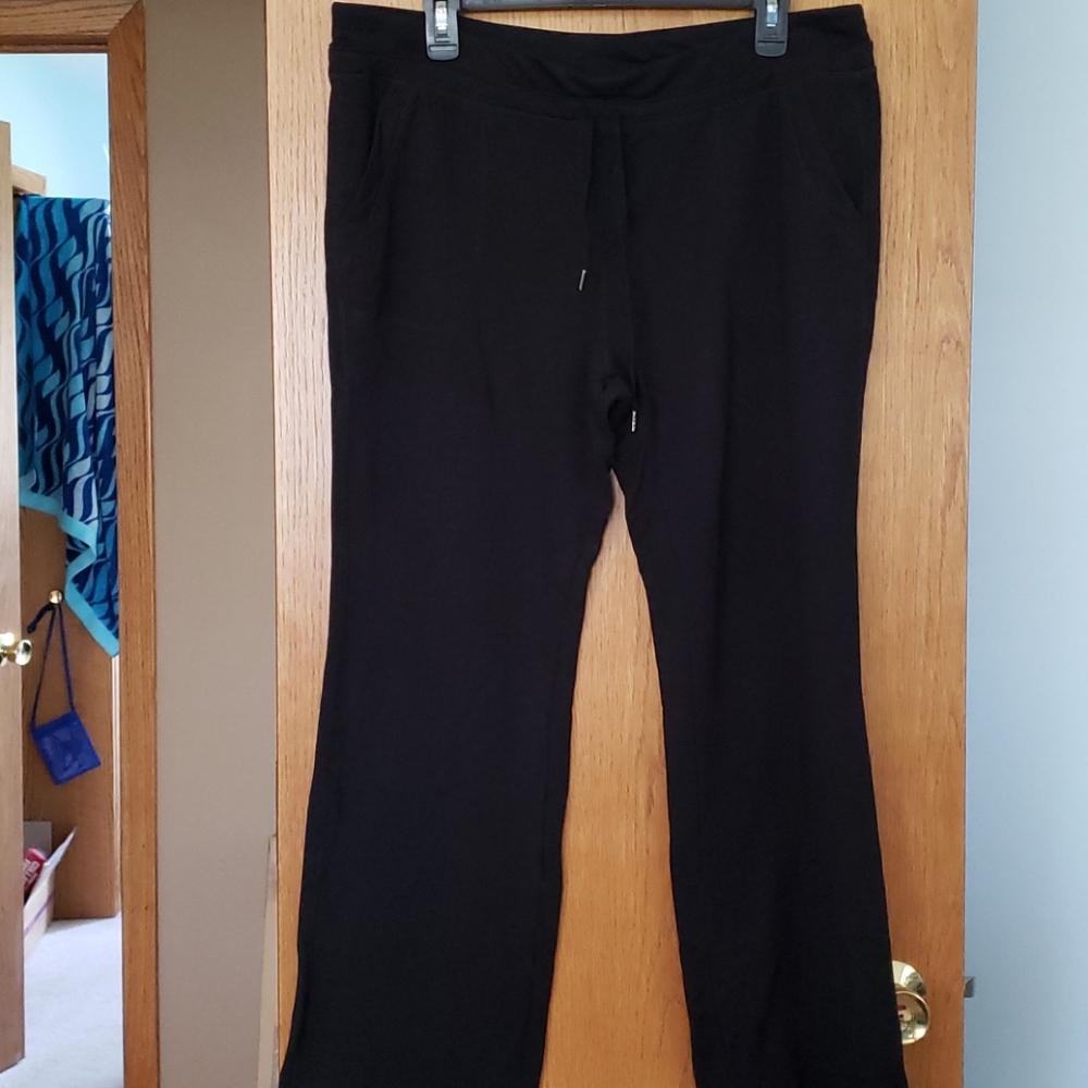 Black drawstring pants XL